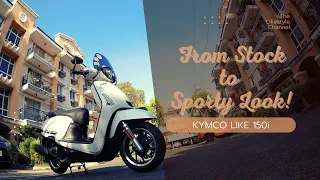 KYMCO LIKE 150i - FROM STOCK TO SPORTY LOOK!