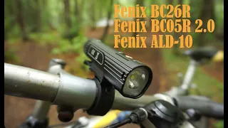 Fenix BC26R + BC05R 2.0 + ALD10 Bycicle Bike GoPro Mount Flashlight Unboxing Mounting test ASMR