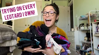 I tried on my Entire Leotard Collection!