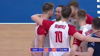 Highlight VNL 2024: Kanada vs Polandia 1-3 | Volleyball Nations League 2024 Men - Moji