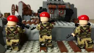 BRITISH PARATROOPERS VS GERMAN TANK!!!! | A lego WWII Short Stop-Motion.