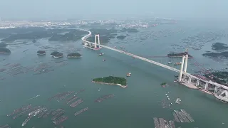 The first cross-sea bridge in Guangxi - Qinzhou Longmen Bridge 广西第一座跨海大桥——钦州龙门大桥