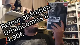 Retour opération été 2020 Urban Comics à 4.90€