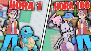 Passei 100 horas no pokémon Fire Red e esse foi o resultado