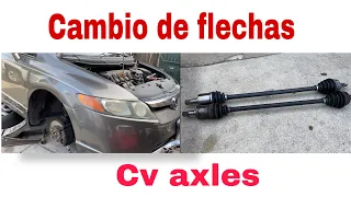 COMO CAMBIAR FLECHAS HONDA CIVIC 2006-2011 | Remplazo de flechas de Honda Civic
