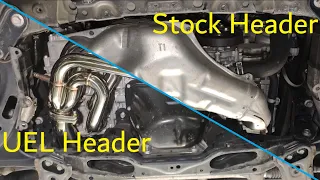 2015 Subaru BRZ FA20 Stock Header VS UEL Header Dyno Numbers