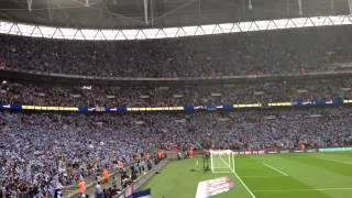 QPR Fans Play Off Final at Wembley Stadium 2014