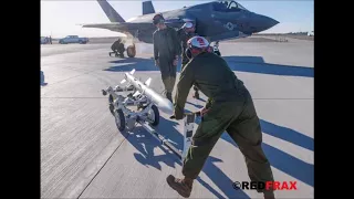 F 35B ‘Hot Loads’ with AIM 120 missiles