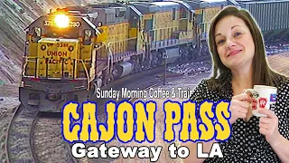 Santa Fe, Union Pacific, Southern Pacific, Rio Grande on Cajon Pass | Sunday Morning Coffee & Trains