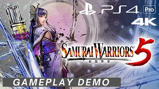 Samurai Warriors 5 Gameplay Demo HD - PS4 Pro 4K 60FPS | No Commentary