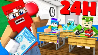 24h ALS LEHRER! in Minecraft