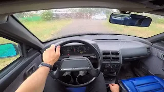 2003 LADA 2110 - POV Test Drive, acceleration 0-100