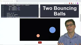 two bouncing balls | Animating Shapes | PyAngelo