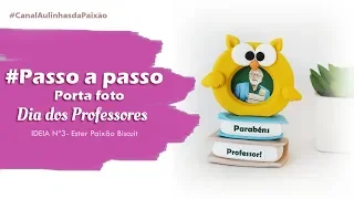 DIY Porta foto Dia dos Professores - IDEIA 3 Coruja