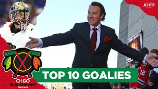 Top 10 Chicago Blackhawks Goalies: Tony Esposito & the rest of the BEST | CHGO Blackhawks Podcast