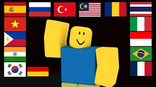 Roblox in different languages meme