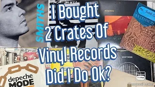I Bought Two Crates of Vinyl Records.  Did I Do Ok? The Smiths The Cure, Depeche Mode, The Beatles