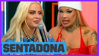 Gloria Groove e Luísa Sonza fazem o CHALLENGE de SENTADONA! 😱 | TVZ