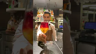 Viral🔥Red wine 🍷 Cocktail in 60 Sec 😳 #cocktail #bartender #viralshorts