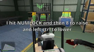 HOW TO USE FORKLIFT ON PC GTA V