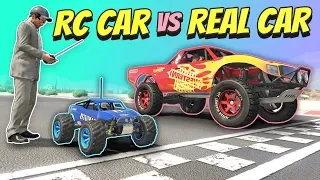 GTA 5 | RC car vs REAL car