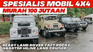 SHOWROOM SPESIALIS MOBIL BEKAS 4X4 MURAH DAIHATSU TAFT HARDTOP LANDCRUISER RESTORASI HARGA 100 JUTA