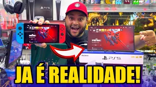 INACREDITÁVEL MAS... PS5 ESTÁ RODANDO no NINTENDO SWITCH IGUAL PLAYSTATION PORTAL