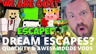 Technoblade GONE! Where is Dream!? Quackity & Awesamdude Dream SMP Streams! (FIRST REACTION!)