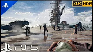 PS5 BATTLE OF MIDWAY || Ultra Realistic Graphics Gameplay 4K 60FPS HDR Call of Duty720P 60FPS