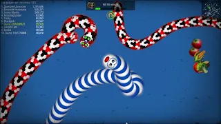 Worms.Zone.io. Snake game. slither. In this game I make 3'600'00 and kill over 50 worms. No cheats.