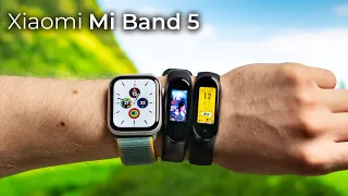 35+ нововведений Mi Band 5! Стоит ли теперь переплачивать за Apple Watch? Mi Band 5 vs Mi Band 4!