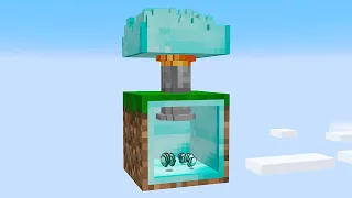 I built an INFINITE DIAMOND FARM on 1 block Skyblock... (#11)