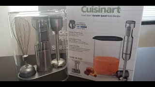 2021 CUISINART Smart Stick Variable Speed Immersion Hand Blender Unboxing/How to Use/ Demonstration