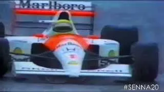 GP do Brasil 1991 - Ultima Volta / Atendimento no carro / Podium (TV Globo) [HD]