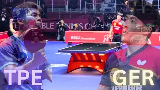 WTTC 2024 BUSAN: Chuang Chih-Yuan (TPE) 莊智淵 vs Dang Qiu (GER) 邱黨 | Best Camera Angle