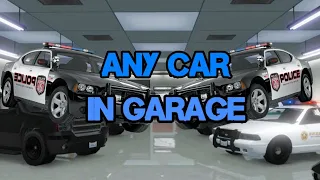 HOW TO GET A POLICE CAR INTO YOUR GARAGE! *GTA5 ONLINE* *NEWEST PATCH*