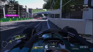 F1 22 campeonato online - Corrida do SC Azerbaijão 50% - LOF1 etapa 6/8 BASE