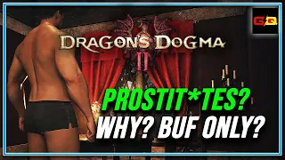 Dragon's Dogma 2 Prostitutes in a brothel. Why? Buf only? #dd2 #dragonsdogma2 #dragonsdogma