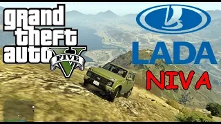 GTA:V Mods - LADA NIVA - Adventure In The Forest - Gameplay