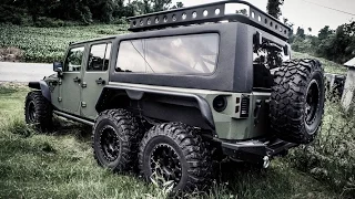 Jeep Wrangler 6x6? Conheça o G. Patton Tomahawk - AutoVídeos