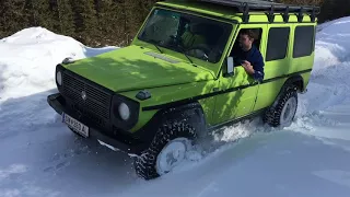 Mercedes G, Puch G im Schnee