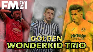 🔥GET YOUR HANDS ON THESE FM21 WONDERKIDS🔥 FM21 WONDERKIDS | GOLDEN TRIO | FM21 | TOOKAJOBS | 21.4