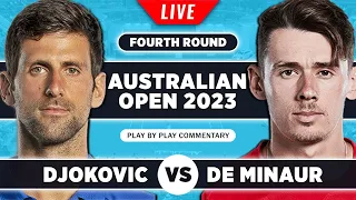 DJOKOVIC vs DE MINAUR | Australian Open 2023 | Live Tennis Play-by-Play