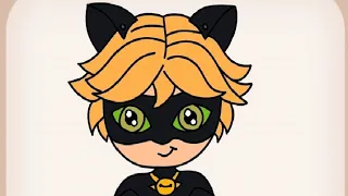 Рисуем пошагово Супер Кота/Miraculous,Chat Noir