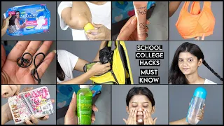 10 Amazing Teen School/College Lifestyle & Beauty Hacks | You Must Know | #schoolhacks