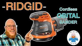 RIDGID wireless Orbital Sander- Sand like a Champ!! #ridgidtools #ridgid #tools #woodworking