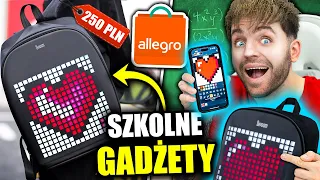 Najlepsze GADŻETY DO SZKOŁY z Allegro! *smart plecak*