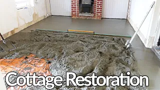 150 Year Old Stone Cottage Replacing Floor!