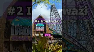 TOP 5 Rollercoasters in Florida!
