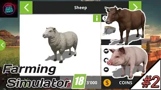 Farming Simulator 18 - #2 Buy Cows,Sheep and Pigs- Gameplay